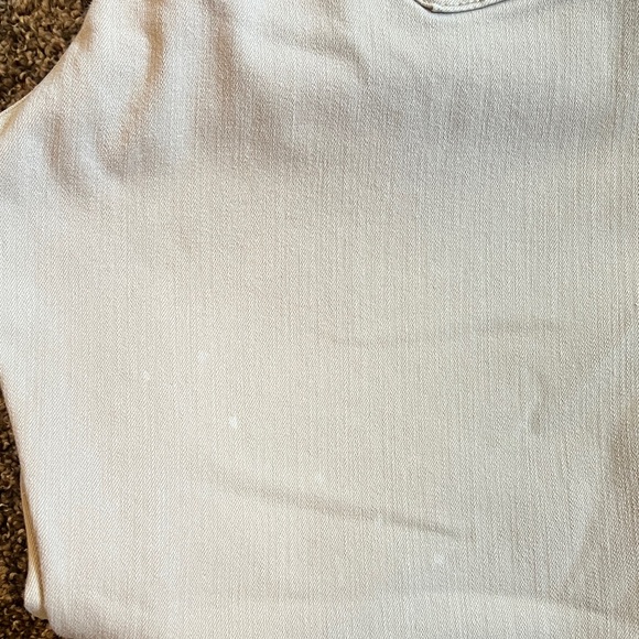 Lot 3 pairs J. Jill Denim High Rise Straight Leg Crop Jeans White Pink Tan 14 - Picture 10 of 11